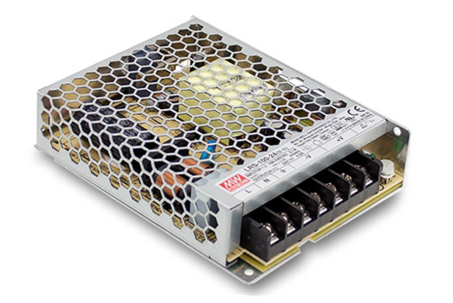 Tápegység 24V 4,5A 108W fémházas Mean Well LRS-100-24