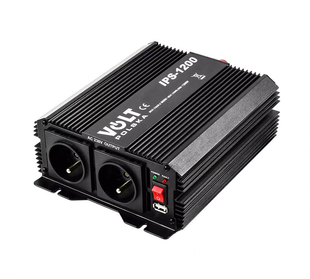 Volt Polska IPS1200 trapéz inverter 12V 750W1000W