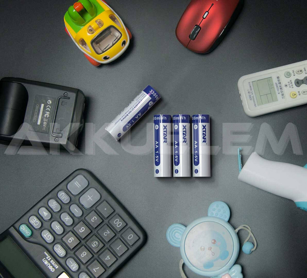 Xtar AA 2000mah 1,5V Li-Ion akkumulátor
