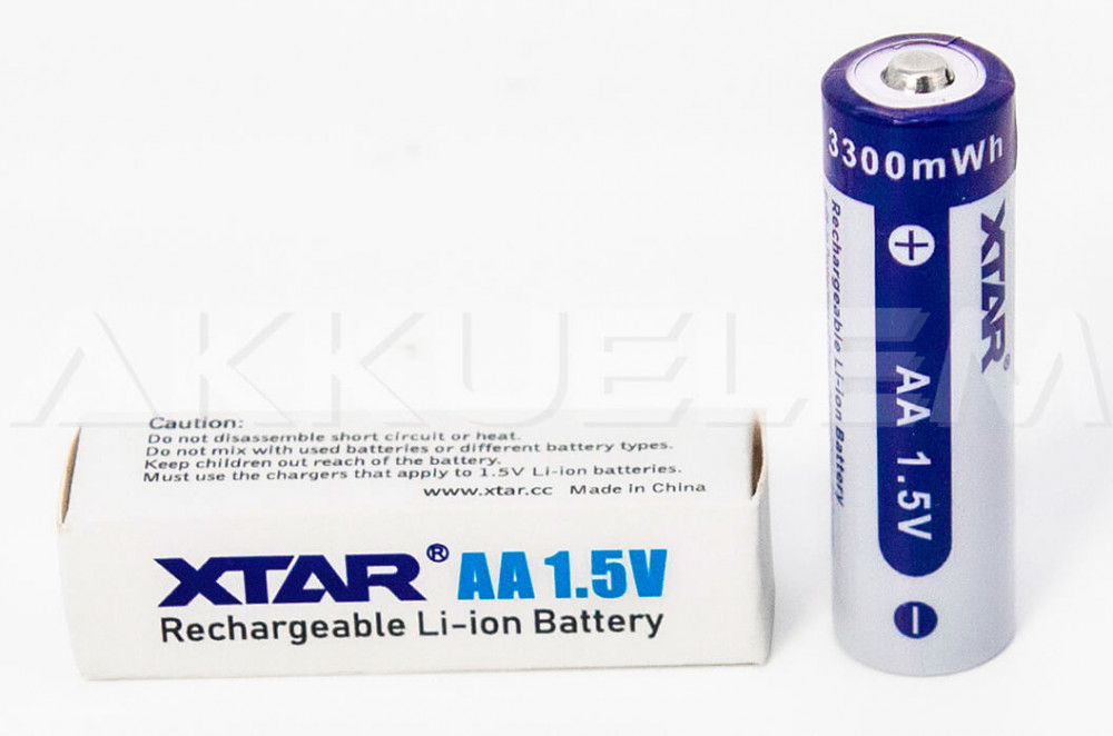 Xtar AA 2000mah 1,5V Li-Ion akkumulátor