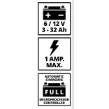 Einhell 12V 1A CE-BC 1M autó akkumulátor töltő