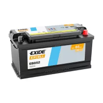 EXIDE Excell EB852 85Ah 760A autó akkumulátor JOBB+