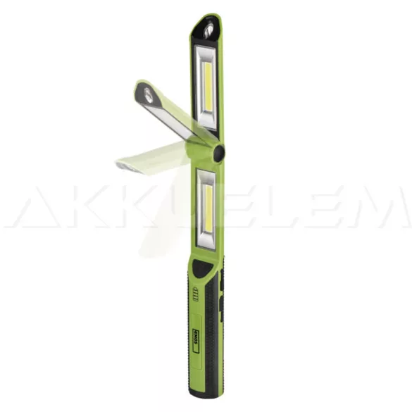 Tölthető szerelőlámpa 2x3W COB + 1W LED P4535