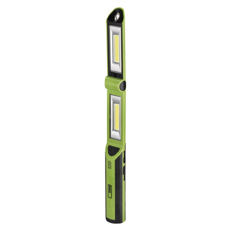 Tölthető szerelőlámpa 2x3W COB + 1W LED P4535