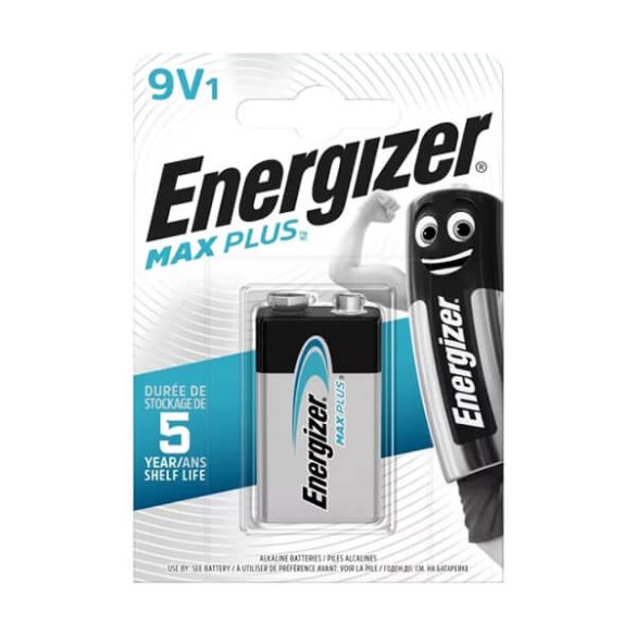 Energizer MAX Plus 9V alkáli elem
