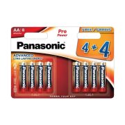 Panasonic Pro Power LR6 AA elem alkáli 8db (ár/bliszter)