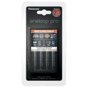 Eneloop BQ-CC55 Ni-MH akkutöltő 4xAA 2500mAh PRO akkuval