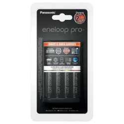 Eneloop BQ-CC55 Ni-MH akkutöltő 4xAA 2500mAh PRO akkuval