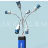 XTAR UL1-120 USB lámpa + hajlítható fém kábel