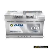 VARTA 12V EFB 80Ah 800A 580500 Start-stop autó akkumulátor N80 JOBB+