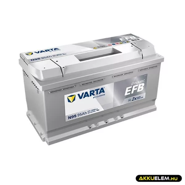 Varta 12V 95Ah 850A JOBB+ 595500 L5 Start-Stop EFB autó akkumulátor