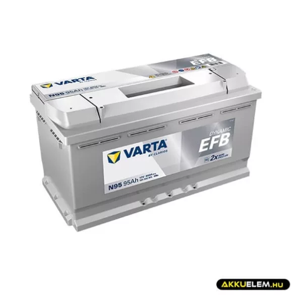 Varta 12V 95Ah 850A JOBB+ 595500 L5 Start-Stop EFB autó akkumulátor