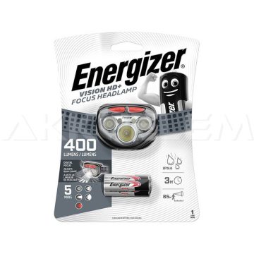 Energizer fejlámpa Vision HD + Focus Flashlight 400lum