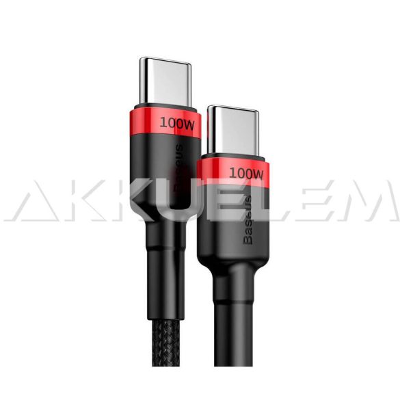 Baseus USB Type-C PD 2.0 2m 3A gyors 480Mbps 100W