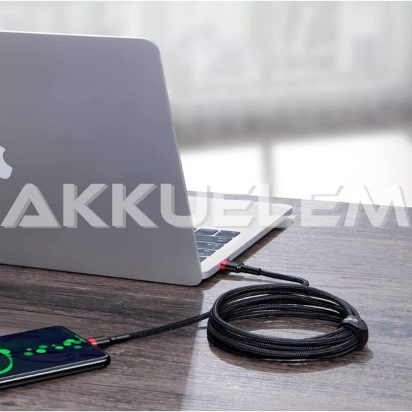 Baseus USB Type-C PD 2.0 2m 3A gyors 480Mbps 100W