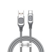 Baseus USB-A 2.0 / USB-C Type-C 1m Quick Charge 5A SZÜRKE