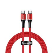   Baseus USB-C PD 2.0 200cm Baseus Halo gyors 3.0 kábel 60W PIROS színű