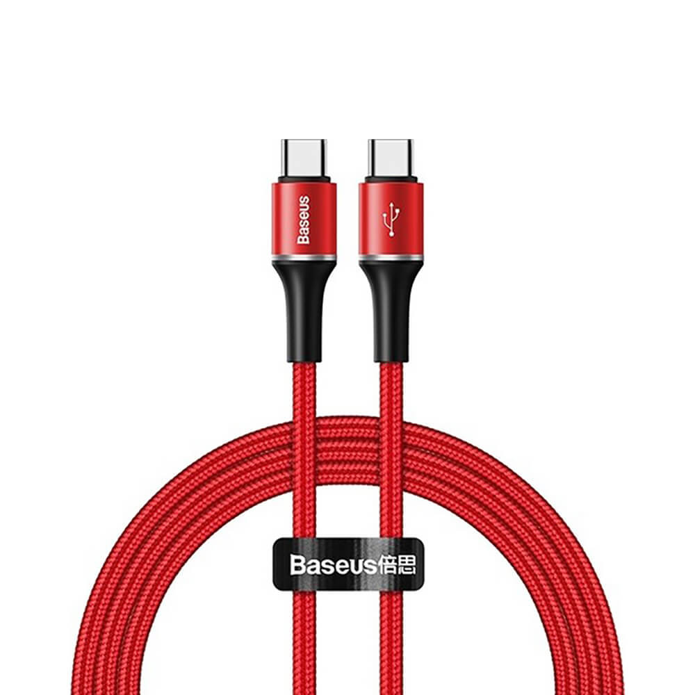   Baseus USB-C PD 2.0 200cm Baseus Halo gyors 3.0 kábel 60W PIROS színű
