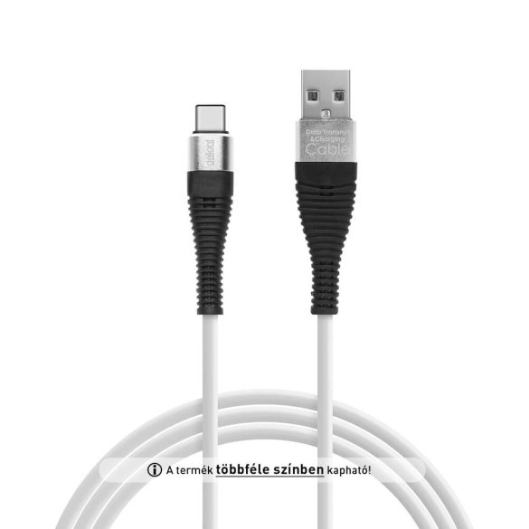 USB/USB-C adatkábel 1m színes szövetborítással