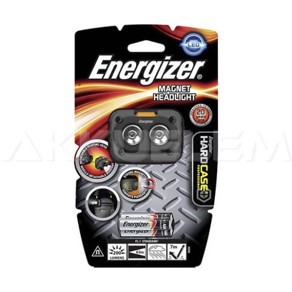 Energizer fejlámpa Hard Case 250 lumen