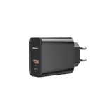 Baseus fali töltő 1xUSB + 1xUSB-C max. 5A