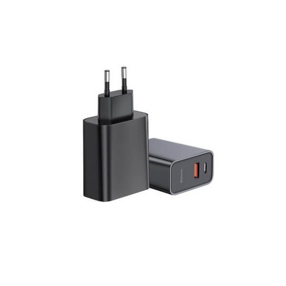 Baseus fali töltő 1xUSB + 1xUSB-C max. 5A