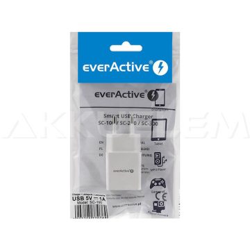 everActive USB töltő 5V 1A 1xUSB SC-100