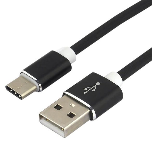 everActive USB-C kábel 3A 1,5 m fekete műanyag