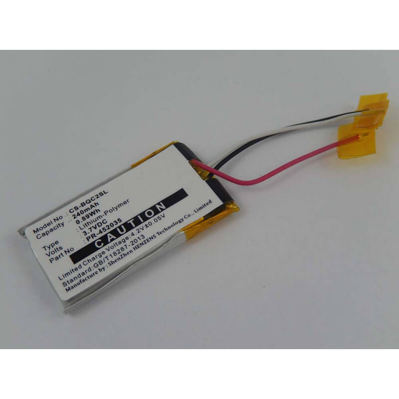 Bose QuietComfort 20 QC20 QC-20 u.a. 240mAh utángyártott fülhallgató akku PR-452035