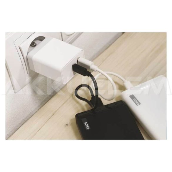 Fali adapter USB-C USB V0120 gyors PD 5-12V 1.5-3A