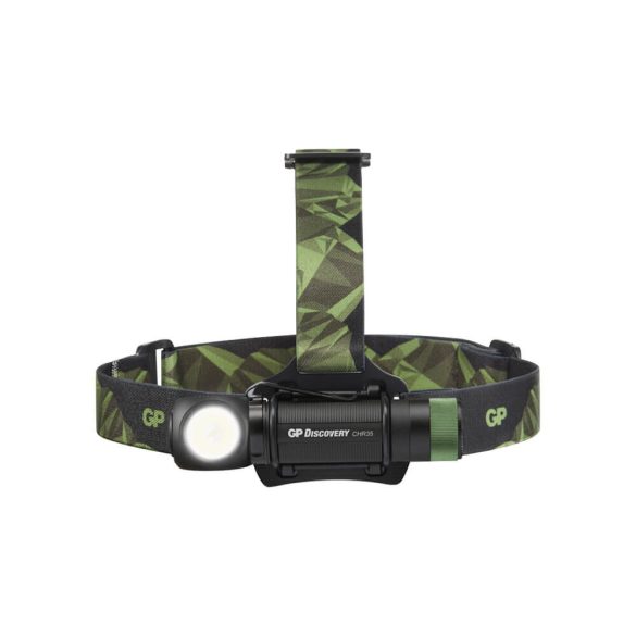 GP CHR35 fejlámpa 600lm Cree LED tölthető