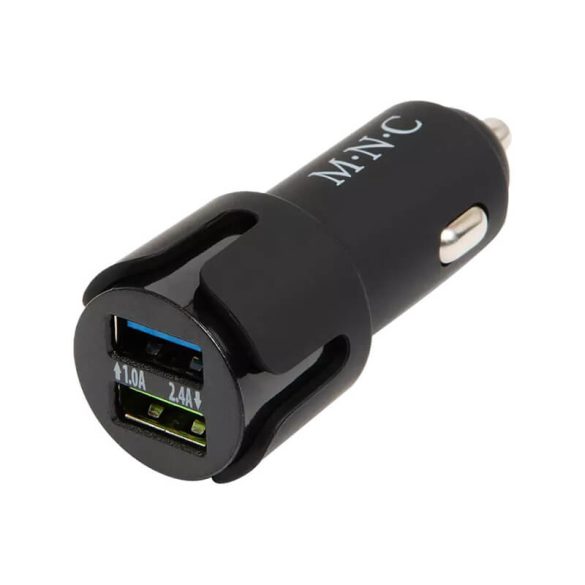 Adapter autós 2xUSB: 1A + 2,1A 5V Delight 12-24V