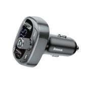   Baseus autós FM adó Bluetooth USB 3,4A S-09 kihangosító funkció