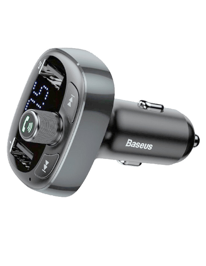   Baseus autós FM adó Bluetooth USB 3,4A S-09 kihangosító funkció