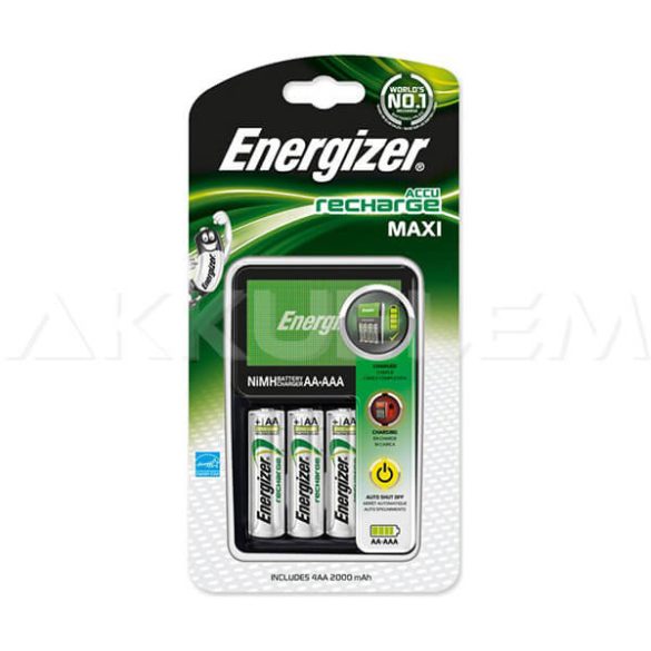 Energizer Maxi 10 órás töltő + 4*2000mAh AA akku 2/4 akku töltésére