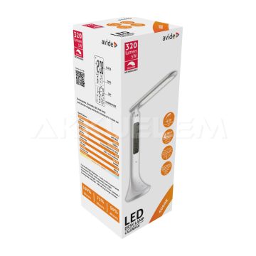   Avide LED lámpa 5W 320lm 170° naptár FEHÉR dimmer tölthető 4000K