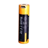 FENIX 14500 1600mAh 1,5V Li-Ion akku beépített töltő - microUSB csat