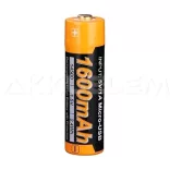 FENIX 14500 1600mAh 1,5V Li-Ion akku beépített töltő - microUSB csat