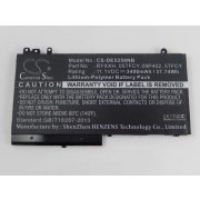   Dell Latitude 12 5000 12 E5250 3400mAh utángyártott akkumulátor - RYXXH