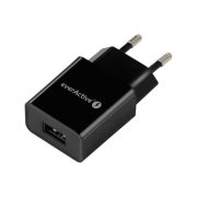 everActive USB töltő 5V 2.4A 1xUSB, fekete színű SC-200B