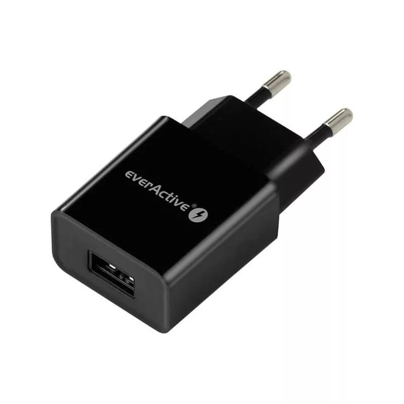 everActive USB töltő 5V 2.4A 1xUSB, fekete színű SC-200B