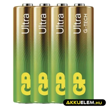GP LR6 AA Ultra Alkaline 15AU elem 4db/csomag (ár/csomag)