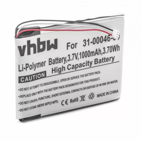 Garmin Nüvi 3400 utángyártott akkumulátor - VHBW